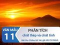 Phân tích chất thép và chất tình trong bài thơ Chiều tối