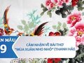 Cảm nhận bài thơ Mùa xuân nho nhỏ (Thanh Hải)