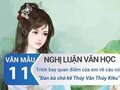 Trình bày quan điểm về  Đàn bà chớ kể Thuý Vân, Thuý Kiều