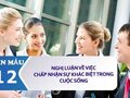 Nghị luận về việc chấp nhận sự khác biệt trong cuộc sống