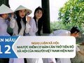 Nghị luận Nhược điểm cơ bản cản trở tiến bộ xã hội của người Việt Nam hiện nay