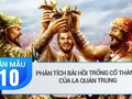 Phân tích Hồi trống Cổ Thành của La Quán Trung