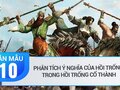 Phân tích ý nghĩa của hồi trống trong Hồi trống Cổ thành