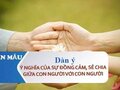 Dàn ý nghị luận về ý nghĩa của sự đồng cảm, sẻ chia trong cuộc sống