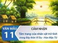 Cảm nhận tâm trạng của nhân vật trữ tình trong Đây thôn Vĩ Dạ
