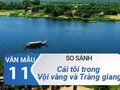 So sánh cái tôi trong bài thơ Vội vàng và bài thơ Tràng giang