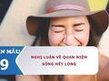 Nghị luận về quan niệm sống hết lòng