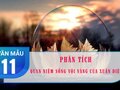 Phân tích quan niệm sống vội vàng của Xuân Diệu trong bài thơ
