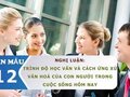 Nghị luận Trình độ học vấn và cách ứng xử văn hoá của con người hiện nay