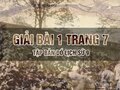Bài 1 trang 7 tập bản đồ lịch sử 9