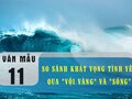 So sánh khát vọng tình yêu qua đoạn thơ trong Vội vàng và Sóng