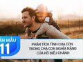 Phân tích tình cha con trong Cha con nghĩa nặng của Hồ Biểu Chánh