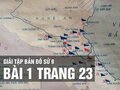 Giải bài 1 trang 23 tập bản đồ sử 9