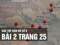 Giải bài 2 trang 25 tập bản đồ  sử 9