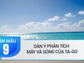 Dàn ý phân tích Mây và sóng của Ta-go