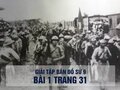 Giải bài 1 trang 31 tập bản đồ sử 9