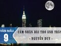 Cảm nhận bài thơ Ánh trăng - Nguyễn Duy