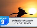 Phân tích bài thơ Con cò của Chế Lan Viên