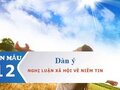 Dàn ý nghị luận xã hội về niềm tin