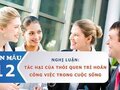 Nghị luận về tác hại của thói quen trì hoãn công việc trong cuộc sống