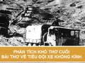 Phân tích khổ cuối Bài thơ về tiểu đội xe không kính
