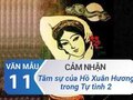 Tâm sự của nữ sĩ Hồ Xuân Hương trong bài Tự tình II