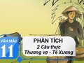 Phân tích 2 câu thực bài Thương vợ - Tú Xương