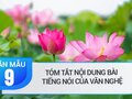 Tóm tắt Tiếng nói của văn nghệ