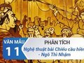 Phân tích nghệ thuật bài Chiếu cầu hiền - Ngô Thì Nhậm