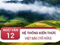 Kiến thức cơ bản bài thơ Việt Bắc - Tố Hữu