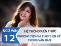 Tóm tắt kiến thức phương tiện và phép liên kết trong văn bản