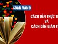 Soạn bài Cách dẫn trực tiếp và cách dẫn gián tiếp