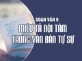 Soạn bài Miêu tả nội tâm trong văn bản tự sự