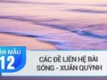 Các đề liên hệ bài Sóng - Xuân Quỳnh