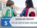 Tả cái cặp sách của em lớp 5