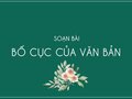 Soạn bài bố cục của văn bản