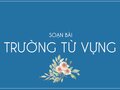 Soạn bài Trường từ vựng