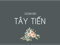 Soạn bài Tây Tiến (Quang Dũng)