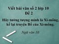 Viết bài văn số 2 lớp 10 đề 2