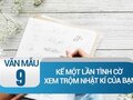 Viết bài tập làm văn số 3 lớp 9 đề 1