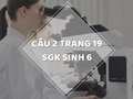 Câu 2 trang 19 SGK Sinh học 6