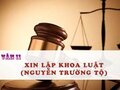 Soạn bài Xin lập khoa luật (Nguyễn Trường Tộ)