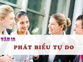 Soạn bài Phát biểu tự do