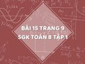 Bài 15 trang 9 SGK Toán 8 tập 1