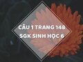 Câu 1 trang 148 SGK Sinh học 6
