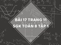 Bài 17 trang 11 SGK Toán 8 tập 1