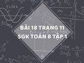 Bài 18 trang 11 SGK Toán 8 tập 1