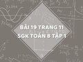 Bài 19 trang 11 SGK Toán 8 tập 1