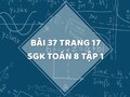 Bài 37 trang 17 SGK Toán 8 tập 1