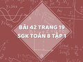 Bài 42 trang 19 SGK Toán 8 tập 1